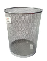 Kosz okrągły duży srebrny NET